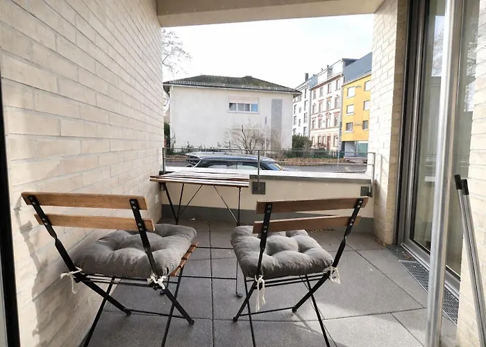 Homely! Design Airport Fair Balcony * Frankfurt am Main